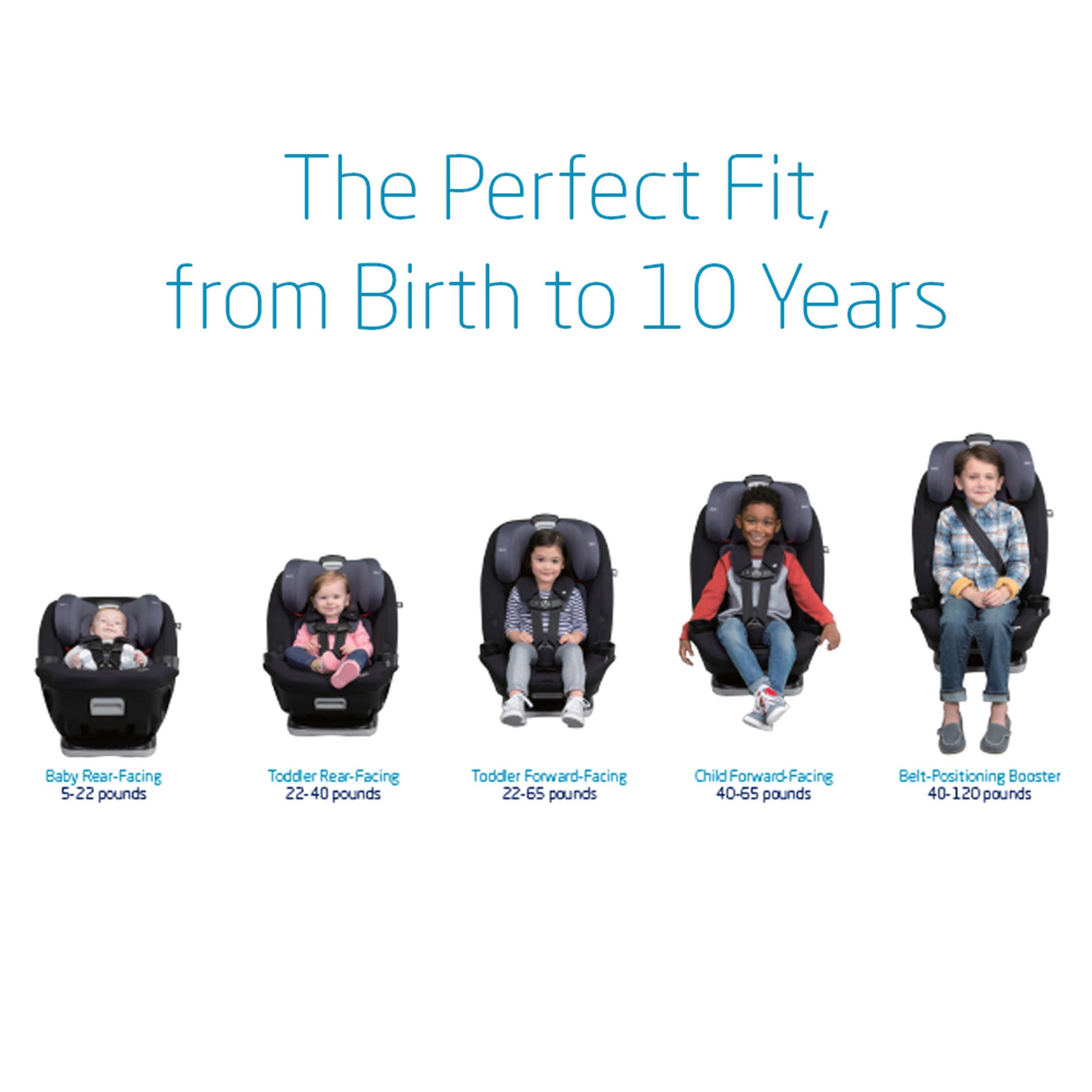 Maxi-Cosi Magellan LiftFit Convertible Car Seat baby to child modes