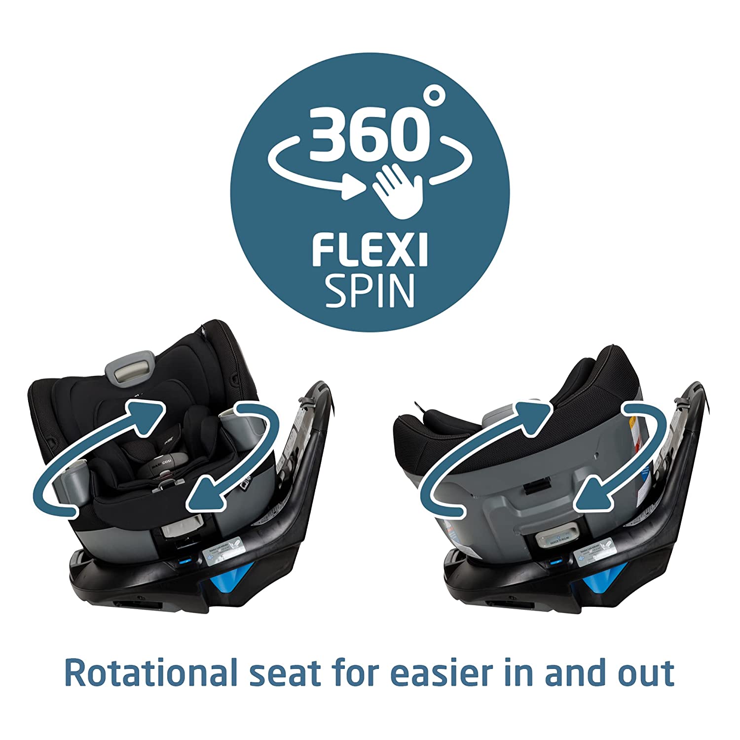 Maxi-Cosi Emme 360 Rotating All-in-One Car Seat 