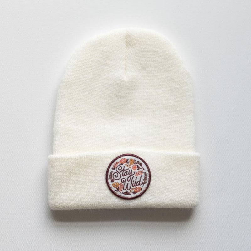 Seaslope Stay Wild Beanie - Dove