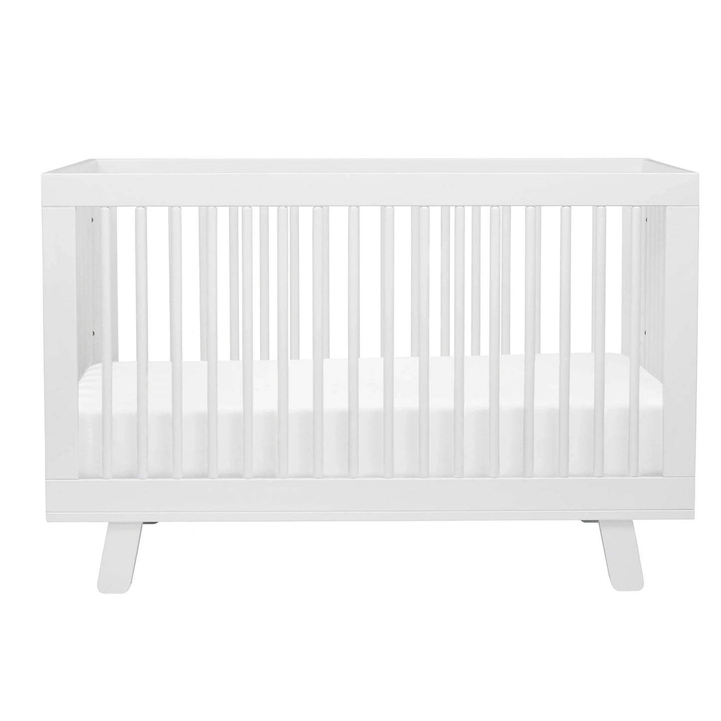 Babyletto Hudson 3-in-1 Convertible Crib with Toddler Bed Conversion Kit - white