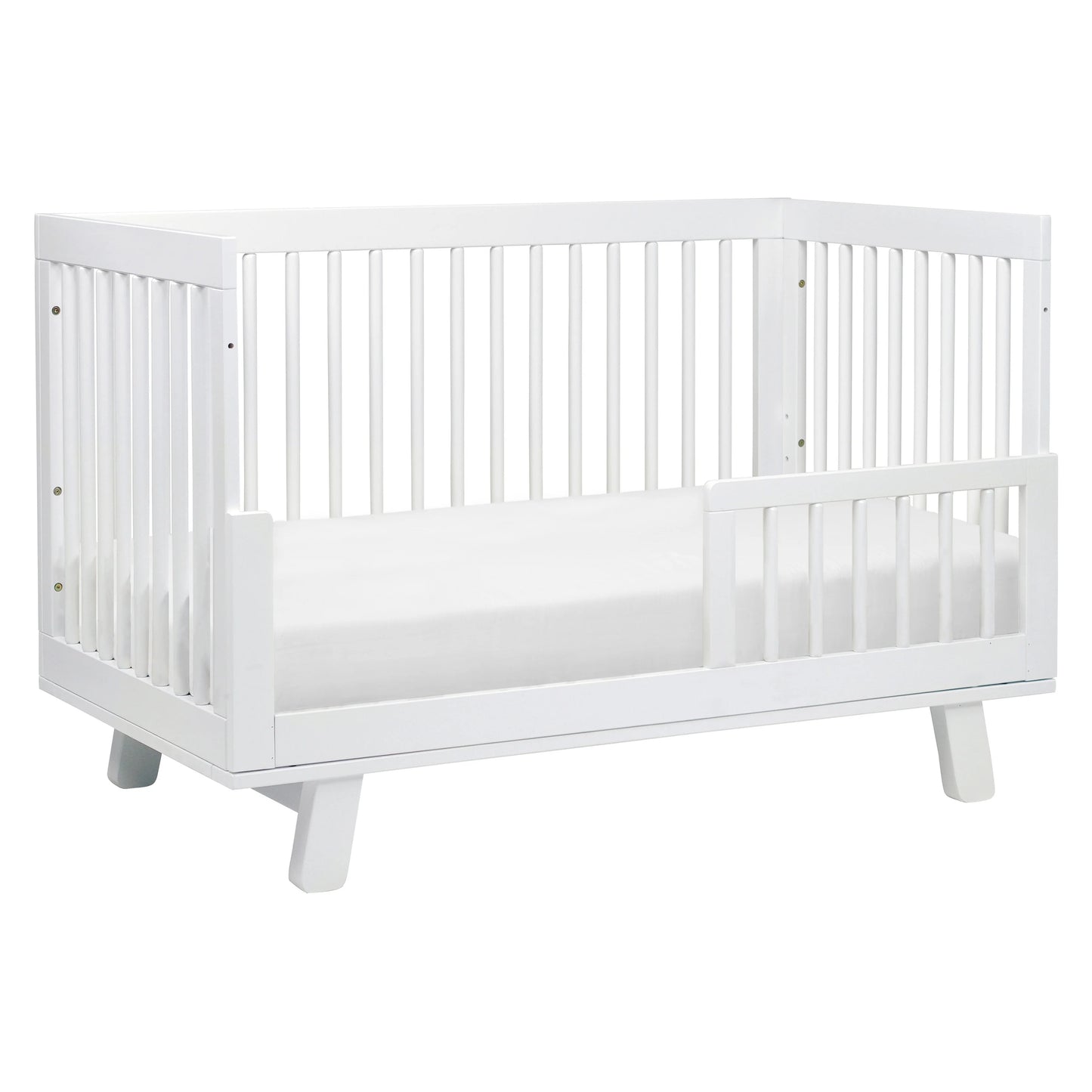 Babyletto Hudson 3-in-1 Convertible Crib with Toddler Bed Conversion Kit - white