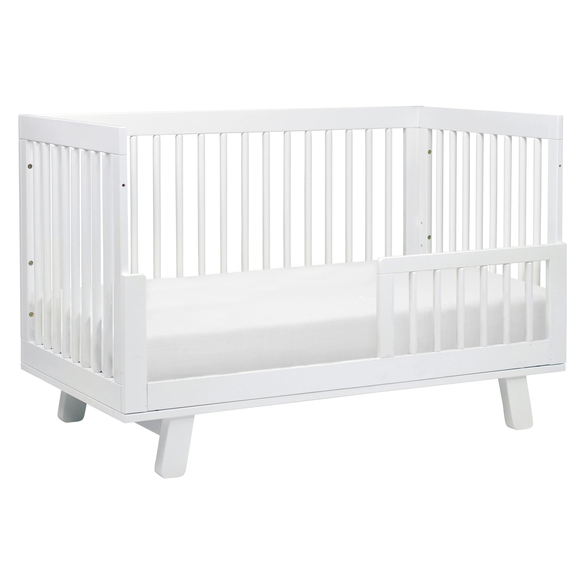 Babyletto Hudson 3-in-1 Convertible Crib with Toddler Bed Conversion Kit - white