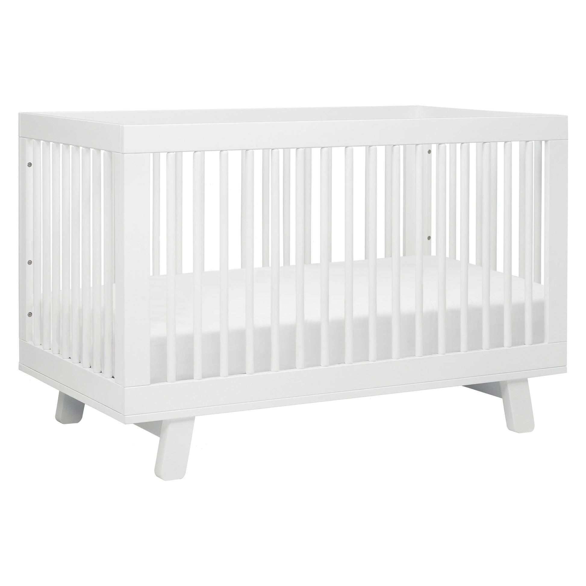 Babyletto Hudson 3-in-1 Convertible Crib with Toddler Bed Conversion Kit - white