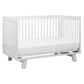 Babyletto Hudson 3-in-1 Convertible Crib with Toddler Bed Conversion Kit - white