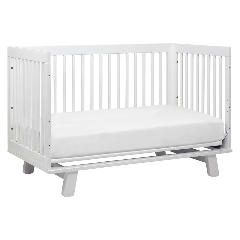 Babyletto Hudson 3-in-1 Convertible Crib with Toddler Bed Conversion Kit - white