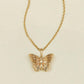 Made by Mary Gold Vermeil Butterfly Pendant Necklace