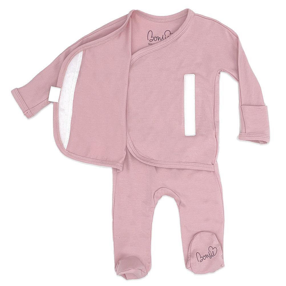 Bonsie Skin to Skin Babywear Footie - Peony