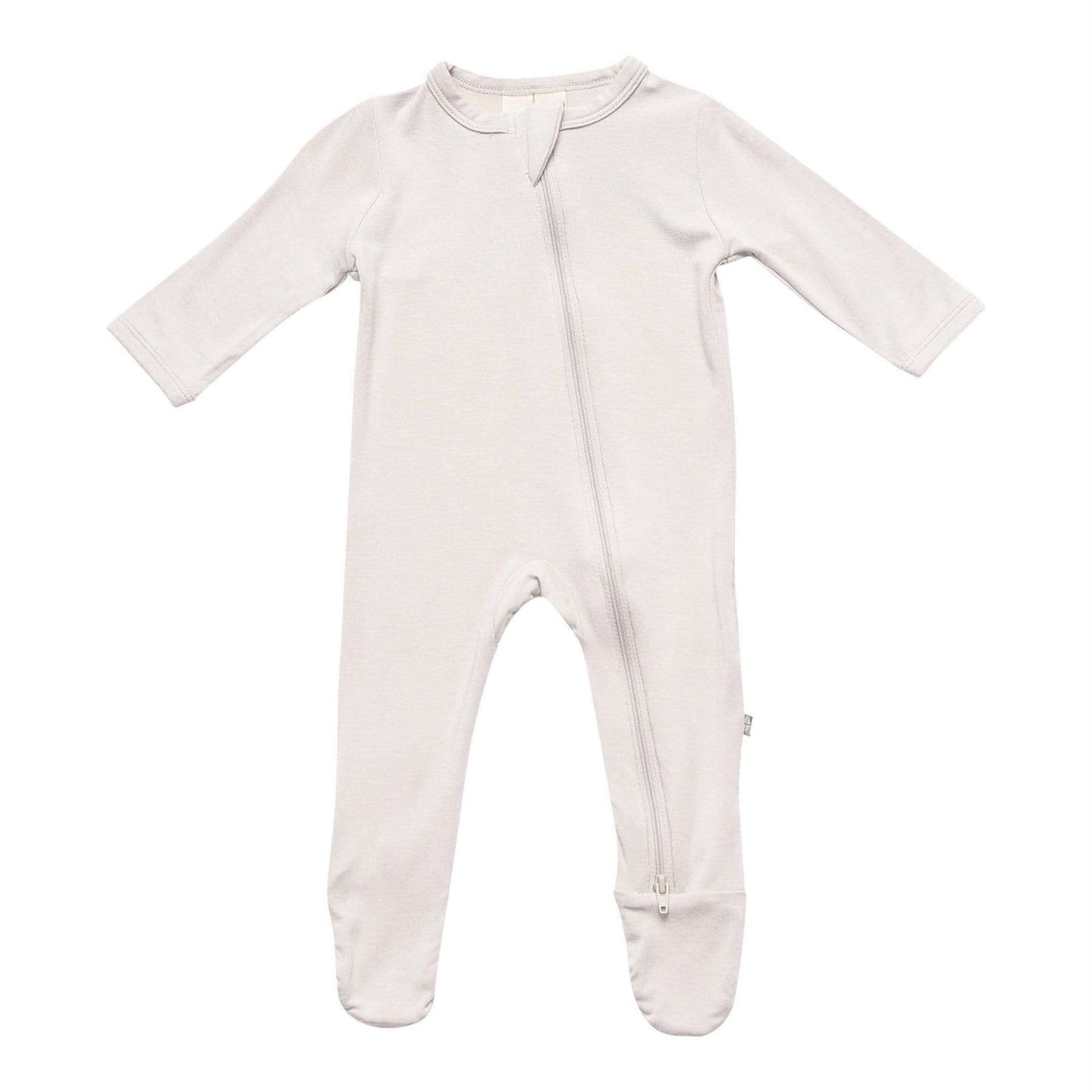 Kyte BABY Zippered Footie - Oat