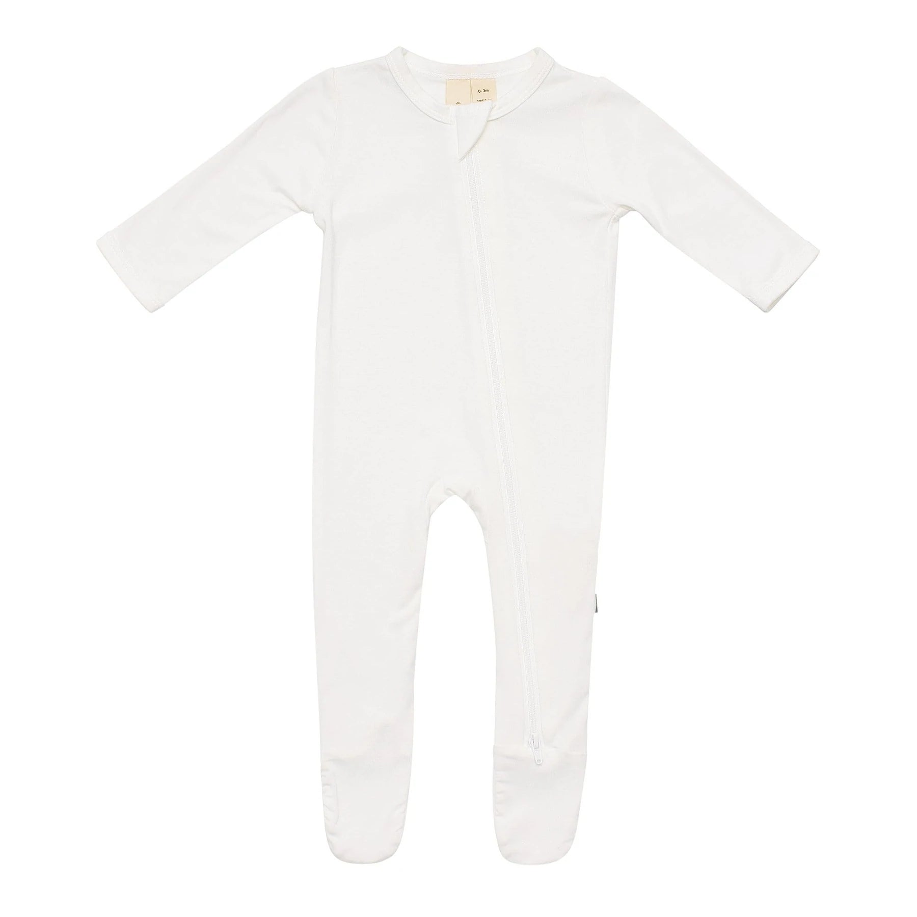 Kyte BABY Zippered Footie - Cloud 