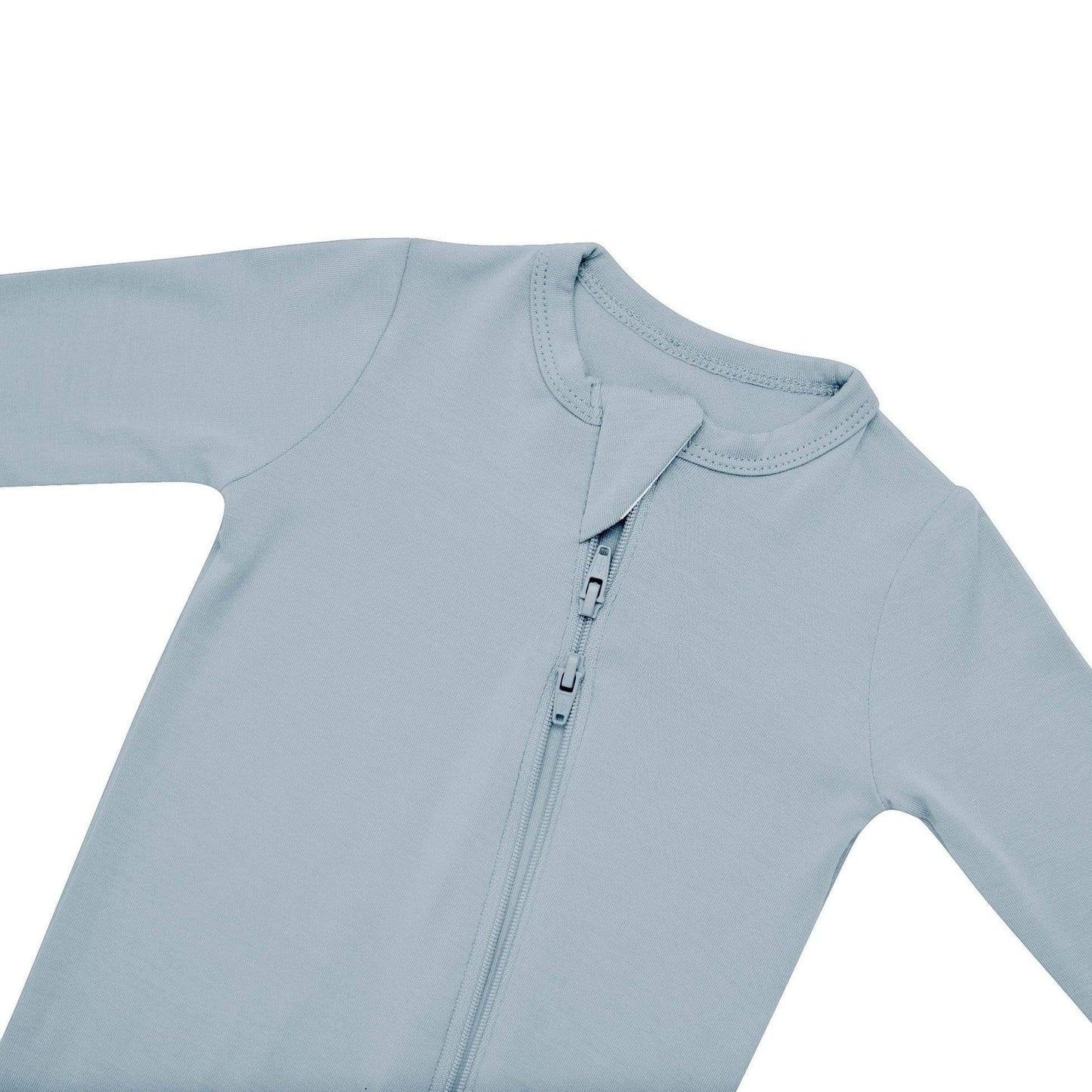 Kyte BABY Zippered Footie - Fog