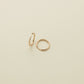 Made by Mary Gold Filled Live In Hoop Earrings
