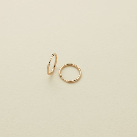 Made by Mary Gold Filled Live In Hoop Earrings