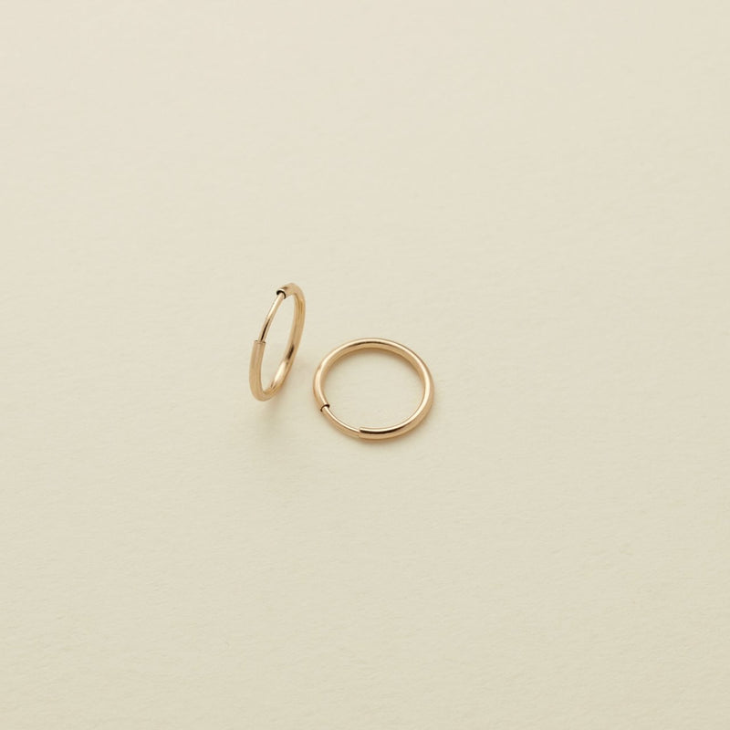 Made by Mary Gold Filled Live In Hoop Earrings