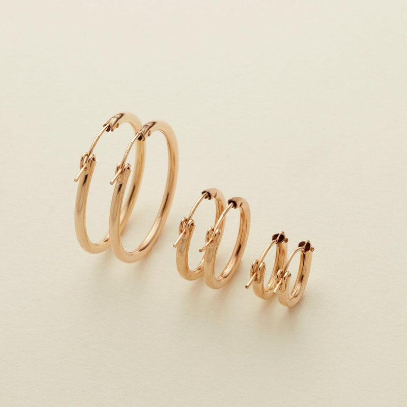 Made by Mary Gold Filled Maude Hoop Earrings
