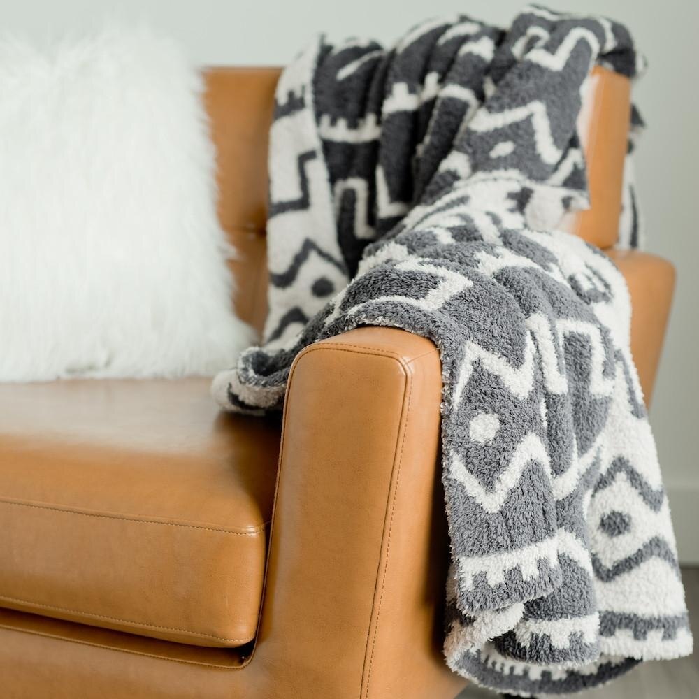 Saranoni Home Throw - Double Layer Bamboni - Mudcloth