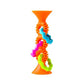 Fat Brain Toys PipSquigz Loops Suction Rattle Toy - Orange