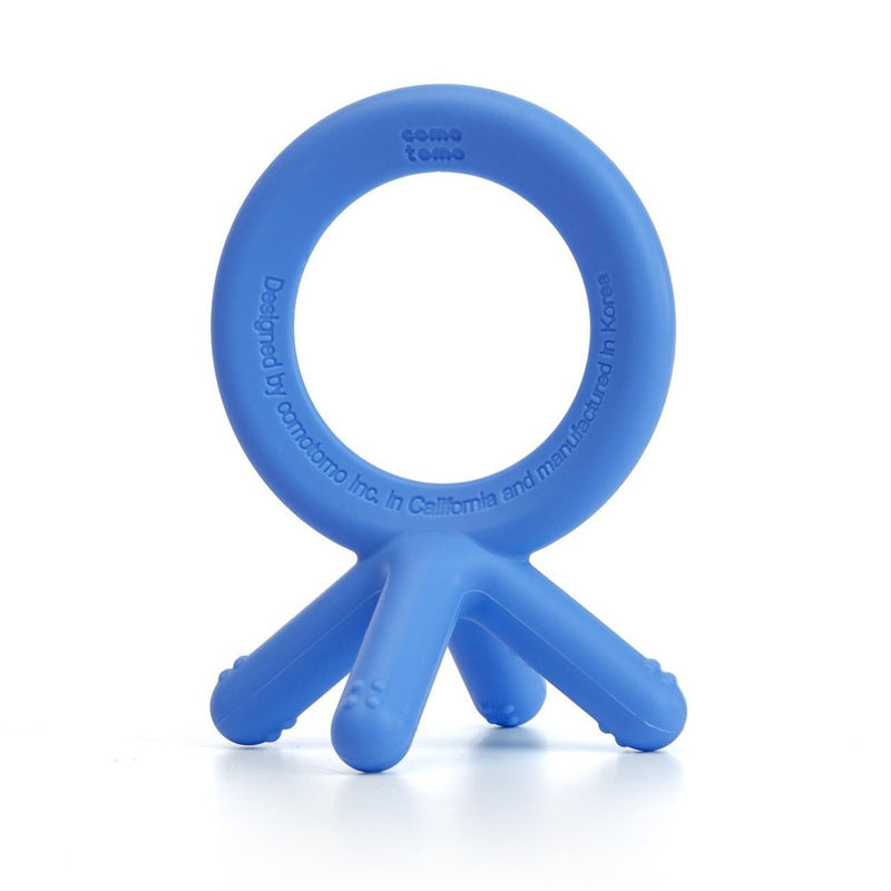 Comotomo Silicone Baby Teether - Blue