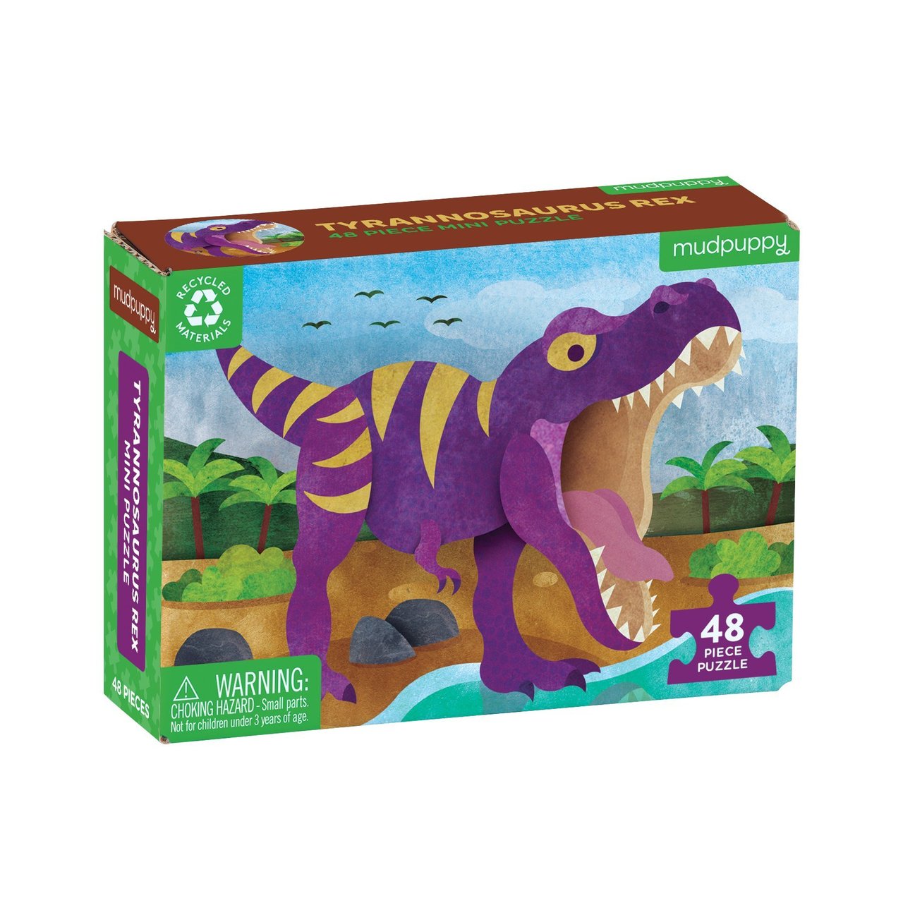 Mudpuppy Mini Puzzle 48 Pieces - Tyrannosaurus Rex